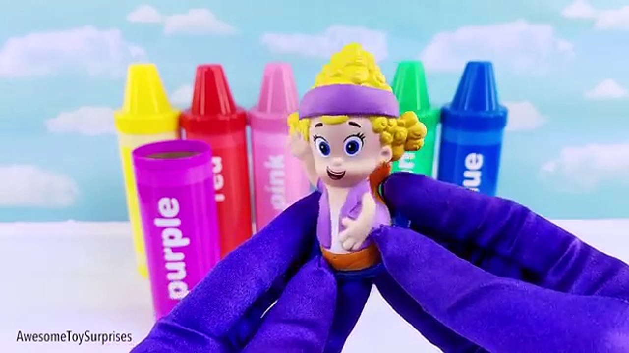 Лучший Лучший пузырь цвета мелки для гуппи гигантский Дети Дети ... Узнайте питомник рифмы сюрприз игрушка видео