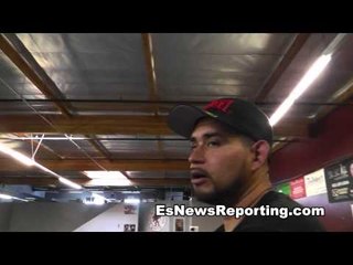 marcos maidana shadow boxing in oxnard - EsNews Boxing