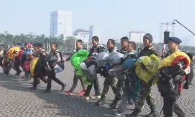 Polisi dan TNI Gelar Persiapan Hut Bhayangkara