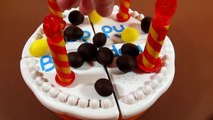 Cumpleaños pastel Niños comida para cocina pasteles dulces juguete Velcro kidzmagic