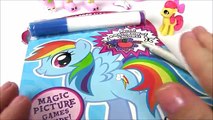 Para colorear poco mi páginas poni en Mayo de dibujos animados Little Pony marcador mágico juego de caballo a las escondidas