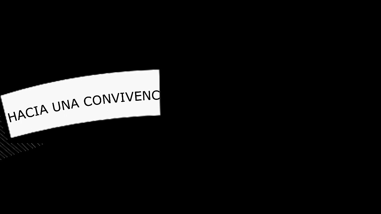HACIA UNA CONVIVENCIA SANA Y PACÍFICA