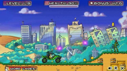 Playing Ben 10 Armored Attack 2 Game 2 Full Level -
