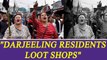 Gorkhaland struggle: Residents loot shops, cars for food | Oneindia News