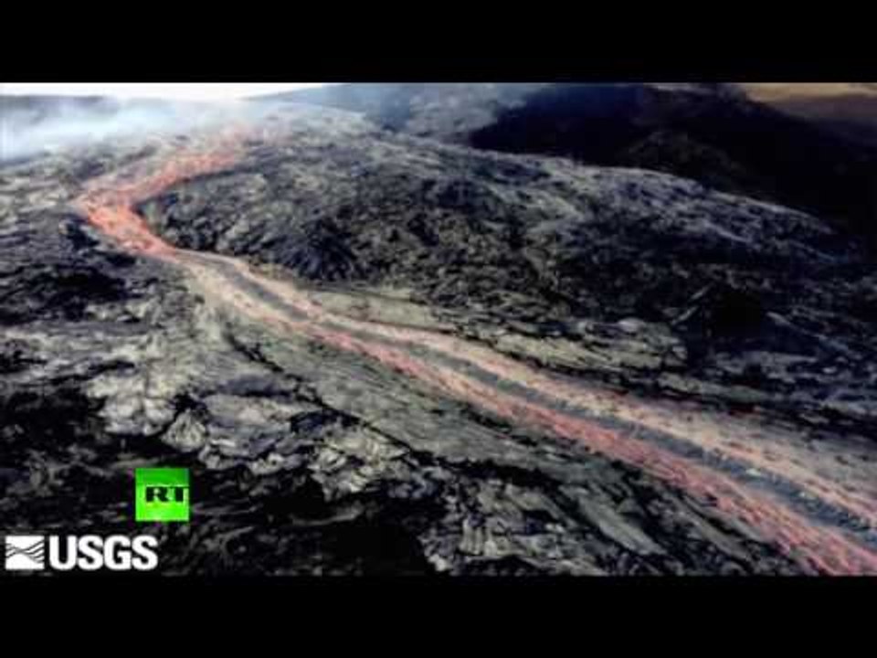 Hawaii’s Kilauea volcano erupts sending lava flows from one of its cones