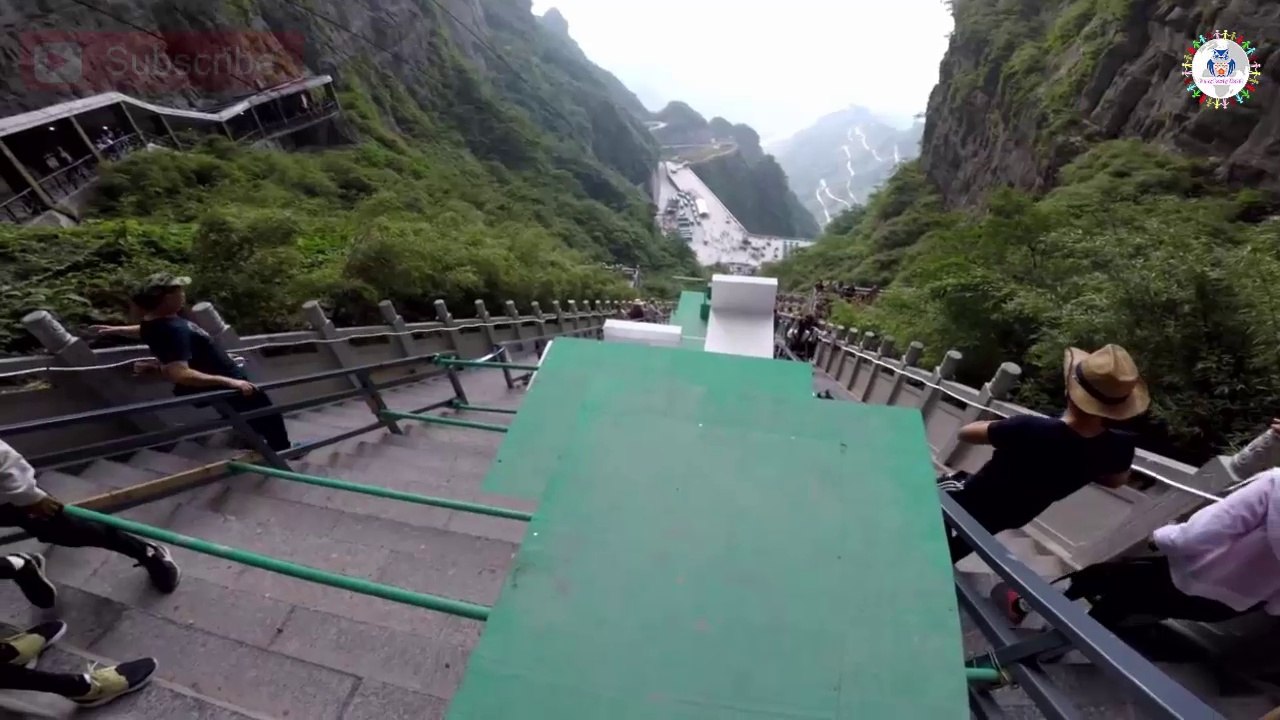 World's largest parkour course