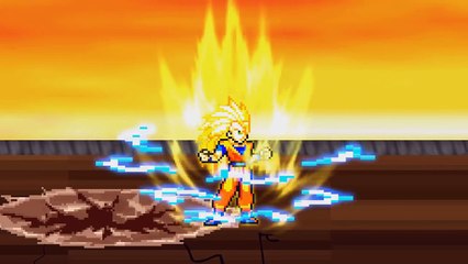 Sonic, Shadow, Goku, & Vegeta Vs Broly