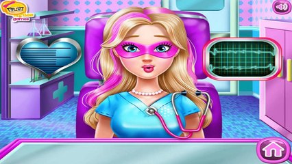 Детка ребенок мультфильм доктор Эльза для замороженный замороженные игра Игры кино играть спинномозговой хирургия Кому в Это ❀
