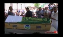 Suriyeli hamile kadın ve bebeğinin cenazesi için cenaze namazı kılındı
