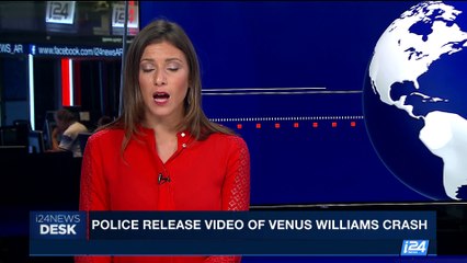 i24NEWS DESK | Police release video of Venus Williams crash | Saturday, June 8th 2017