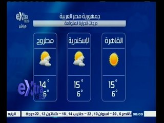 #غرفة_الأخبار | حالة الطقس ودرجات الحرارة ليوم 1 يناير 2015