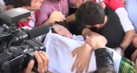 Sakarya Öldürülen Suriyeli Hamile Kadın ve 10 Aylık Bebeğini Uğurluyor