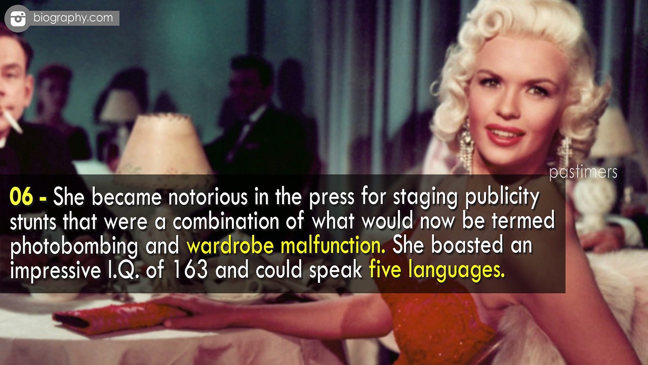 Unknown Shocking Facts About Jayne Mansfield
