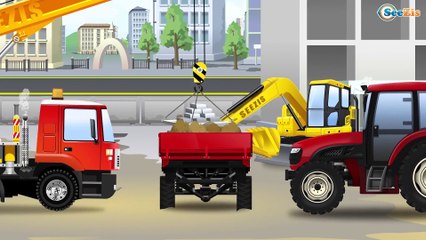 Monster Truck Chase +1 Hour Kids Video Monster Trucks Cartoon | Real Trucks For Children