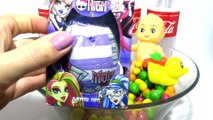 Learn Colors M&M's Chocolate Cup Toys Kinder Surprise Eggs Nursery Rhymes for Children Kids