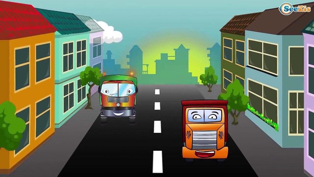 ✔ Camión, Coches de carreras. Caricaturas de ca...