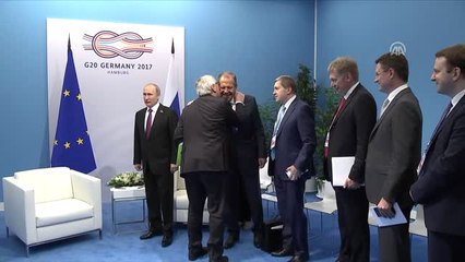 Putin, AB Komisyonu Başkanı Jean-Claude Juncker Ile Görüştü