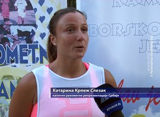 Druženje sa kapitenom za kraj rukometnog kampa, 8. jul 2017. (RTV Bor)