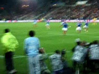 le but de thierry henry vue des tribunes france lituanie