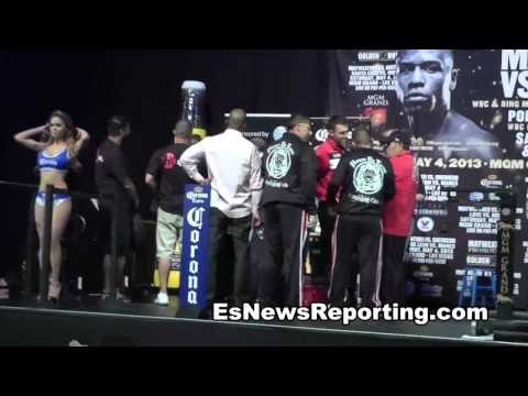Abner Mares and Ponce De Leon Talk After Weigh In