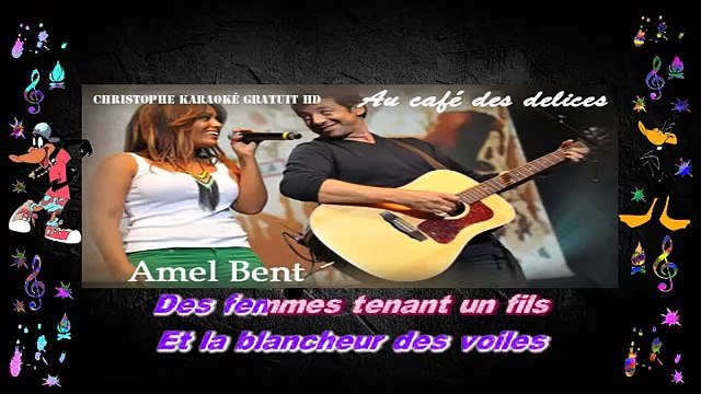 Amel Bent - Au café des délices KARAOKE / INSTRUMENTAL