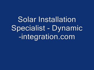 Solar Installation Specialist - Dynamic-integration.com