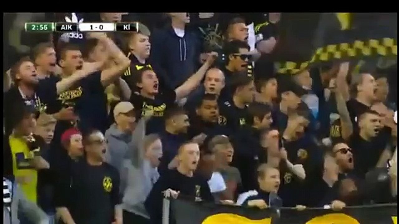 AIK 5:0 Klaksvík (6 July Europa League Qualifying)