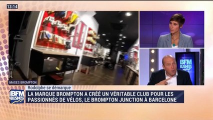 Rodolphe se démarque: la marque Brompton a créé un véritable club pour les passionnés de vélos, le Brompton Junction, à Barcelone - 08/07