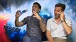 Idris Elba hit me! Chris Pine & Zachary Quinto talk Star Trek: Beyond