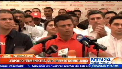 Medidas favorables a Leopoldo López podrían "significar la caída de la dictadura en los próximos días": Vocero de Human