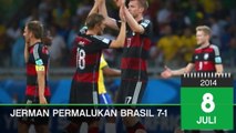 ON THIS DAY: Sepakbola: Jerman Pecundangi Brasil 7-1 Di Piala Dunia 2014