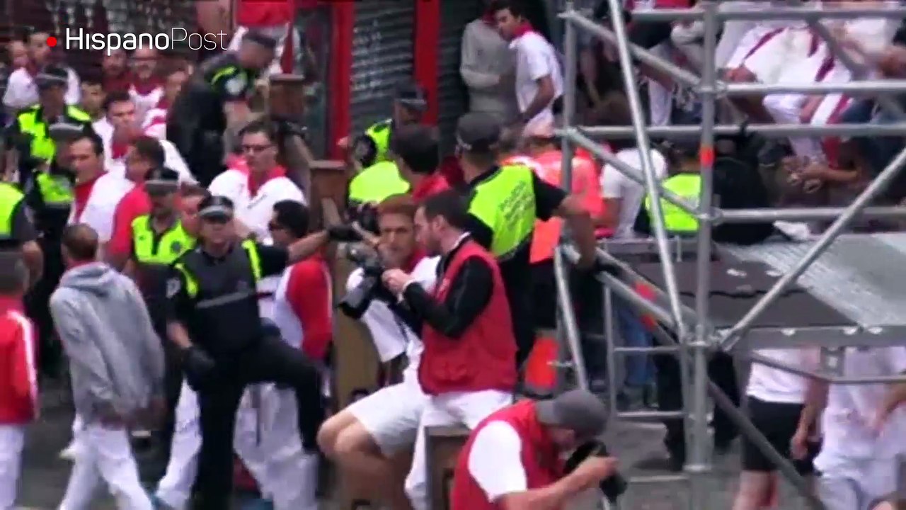 Segundo encierro de los sanfermines deja 10 heridos