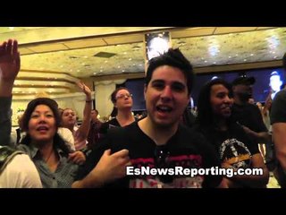 Ring Girls Get Fans Excited Floyd Mayweather vs Robert Guerrero - EsNews Boxing