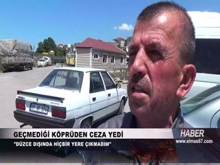 Hiç gitmediği İstanbul'dan ceza geldi