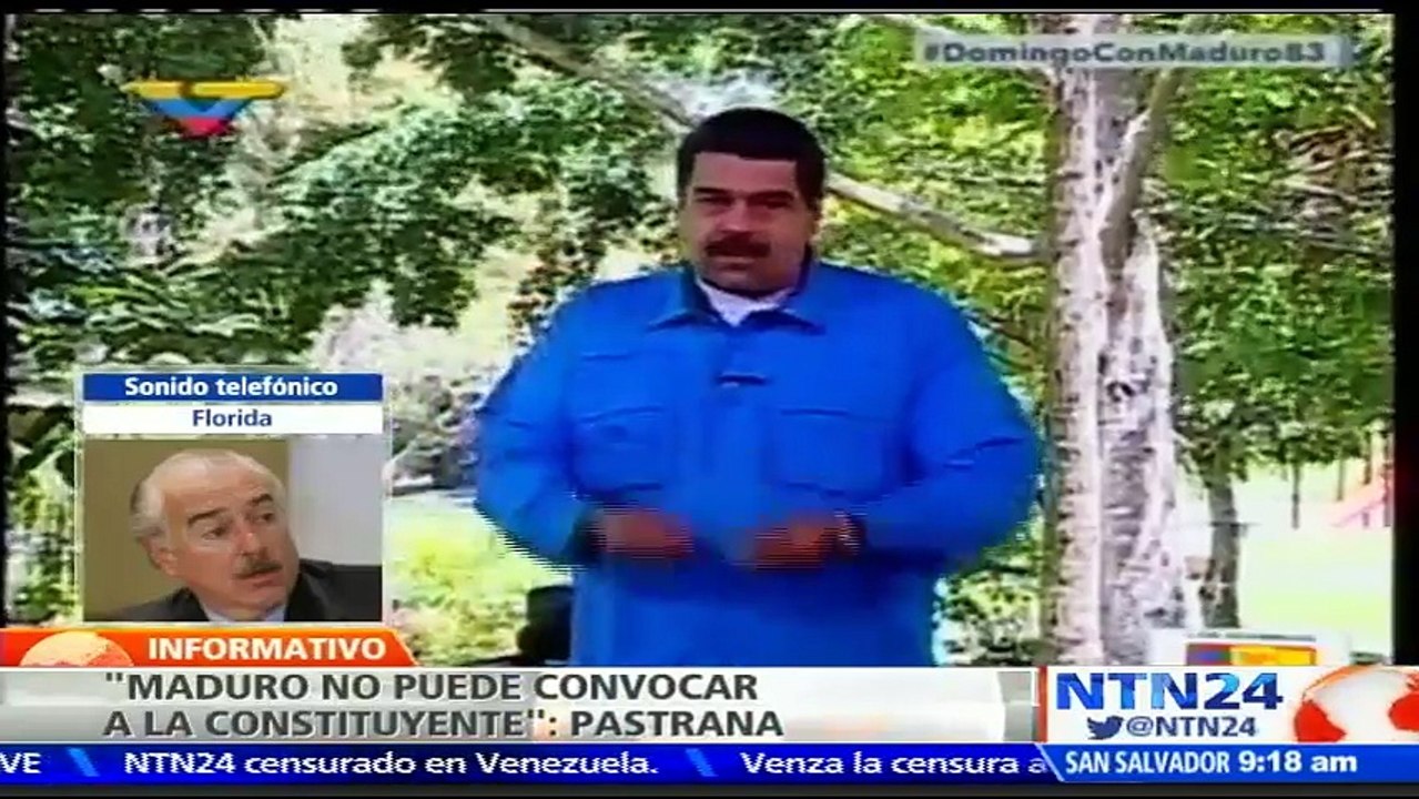 "Leopoldo López sigue siendo un preso político": Expresidente de Colombia Andrés Pastrana