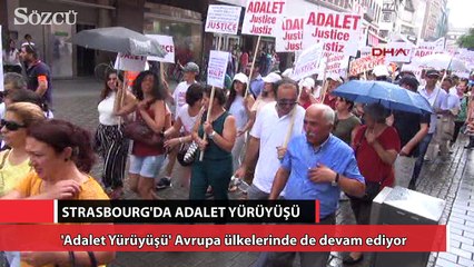 Download Video: Strasbourg'da adalet yürüyüşü