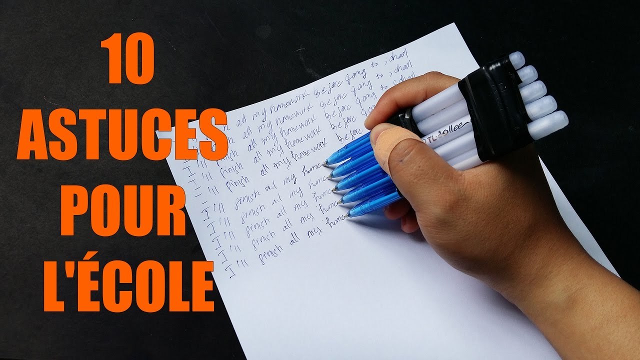 TOP 10 ASTUCES POUR LÉCOLE