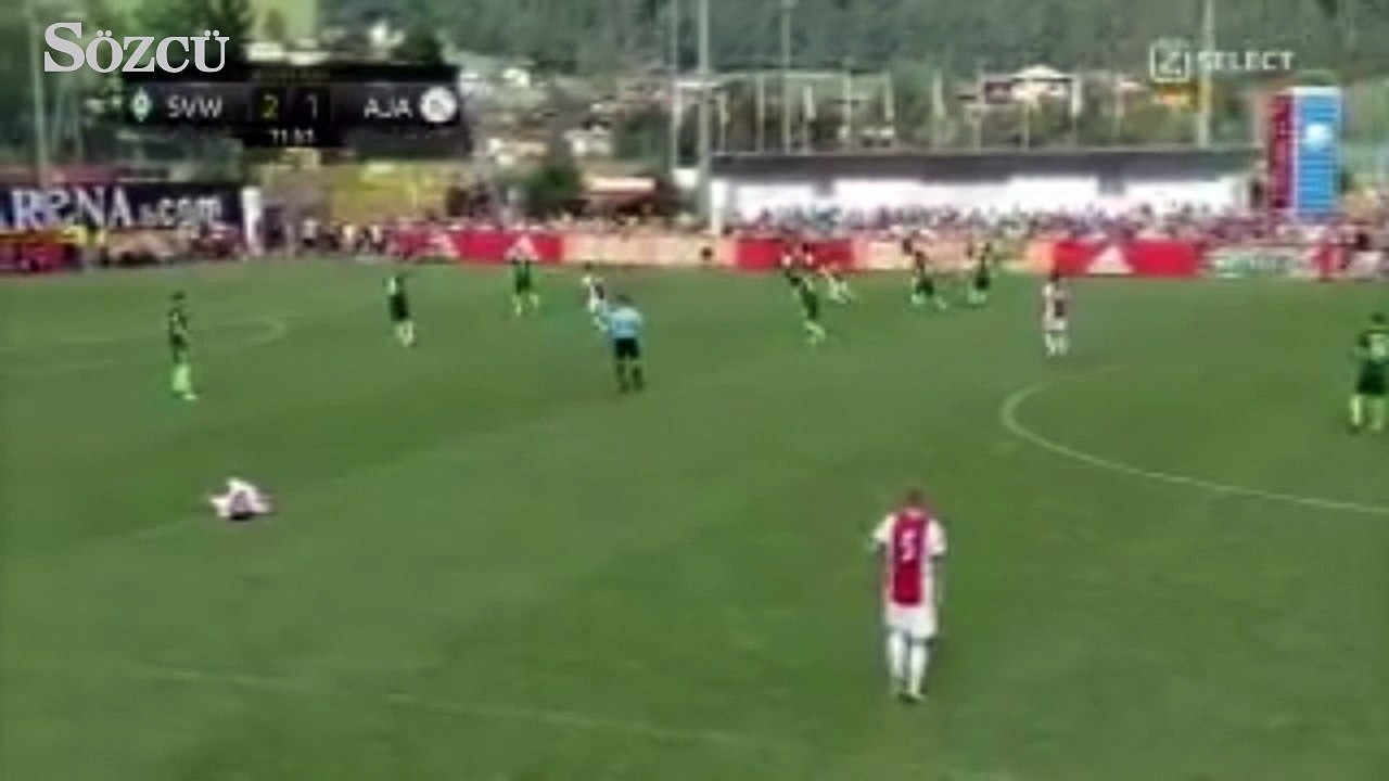 Ajax forması giyen Abdelhak Nouri hazırlık maçında baygınlık geçirdi