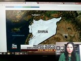 Ruso buque de guerra vapores hacia Estados Unidos destructores que lanzado Siria huelgas