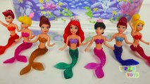 Disney Princess Ariel The Little Mermaid Fun at The Pool | Kids Playing with Mermaids Swim