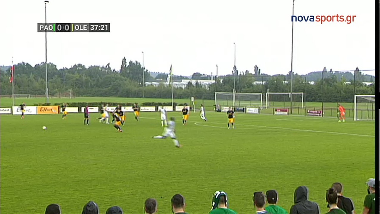 Το εντυπωσιακό γυριστό σουτ του Τάσου Χατζηγιοβάνη - Παναθηναϊκός vs Ολεξάντρια – 08.07.2017