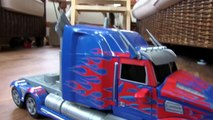 Contrôle premier examen jouet transformateurs un camion 4 autobot optimus robot radio nikko