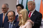 Ivanka Trump sits in the president's place at the G20