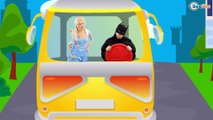 Wheels on the Bus Nursery Rhymes Lyrics / Batman & SuperHeroes