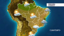 Previsão Brasil – Muitas nuvens no centro-sul do país