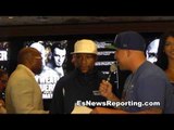 Floyd Mayweather vs Robert Guerrero Mayweather Arrives At The MGM - EsNews Boxing