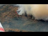Aerial Views Show Extent of Wall Fire Blaze in Butte County