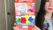 Real Food vs. Yummy Nummies! Mini Kitchen Donut Maker DIY Kit for Kids with Princess ToysR