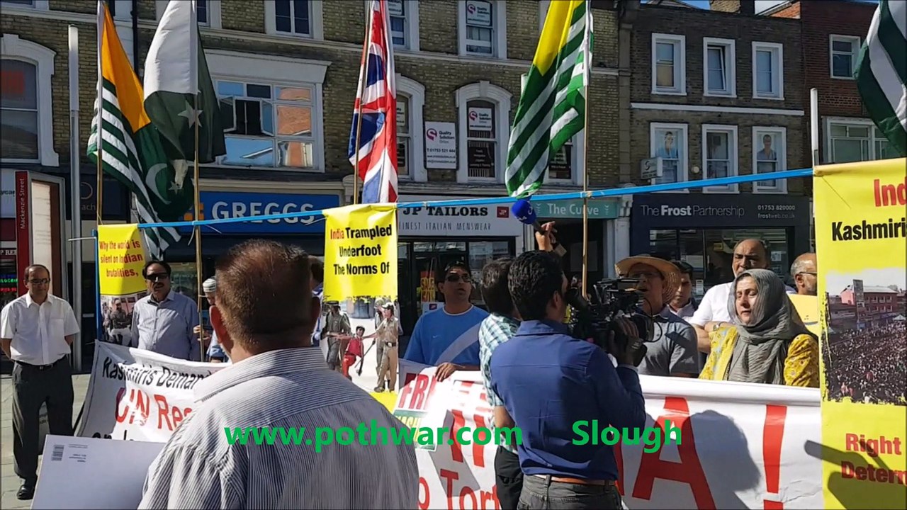 Kashmiri protest in Slough