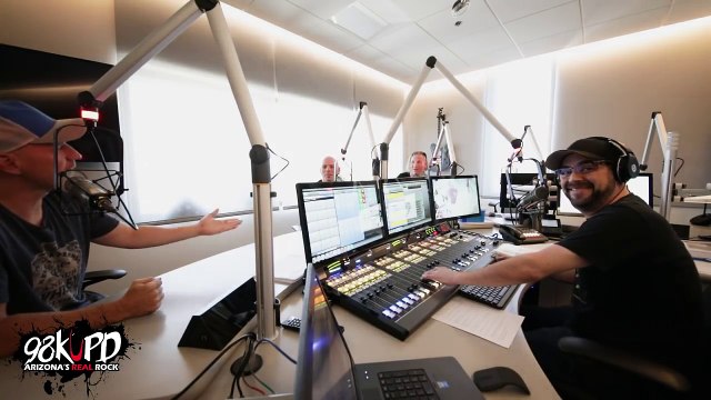 Corey Taylor & Josh Rand From Stone Sour Live At 98KUPD